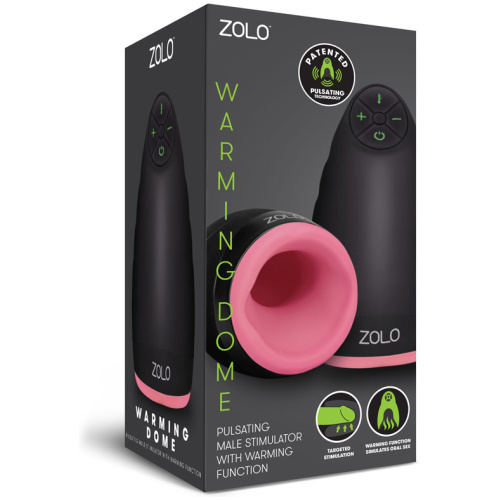Zolo Warming Dome Pulsating Male Stimulator With Warming Function