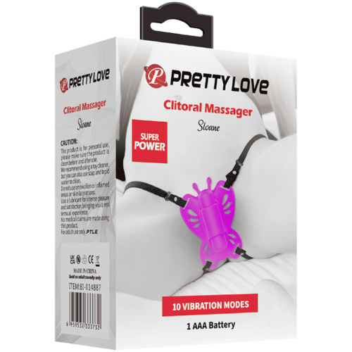 Pretty Love Sloane Battery Powered Clit Stim -  Fuchsia