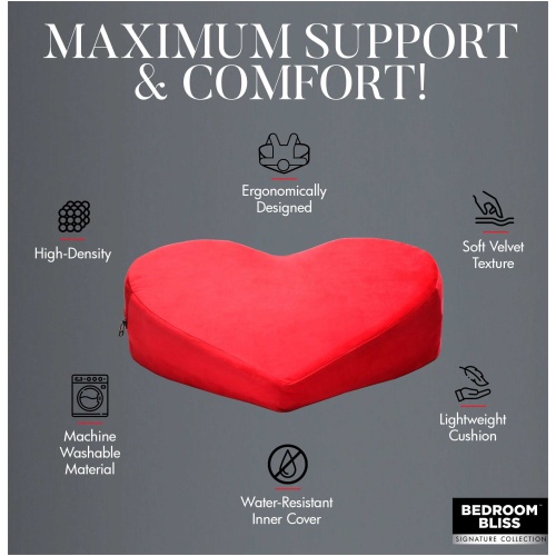 Love Pillow Heart Pillow - Red