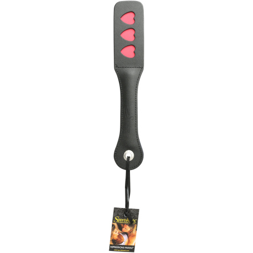 12 Inch Leather Impression Paddle - Heart
