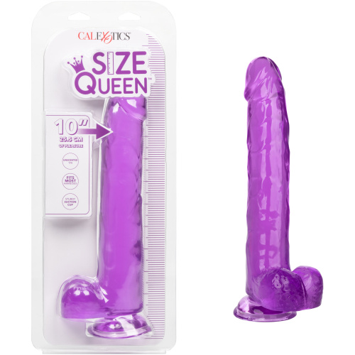 Size Queen 10 Inch - 25.5cm - Purple