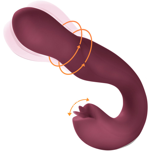 Joi Pro - Remote Control G-Spot and Clit Stimulator - Maroon