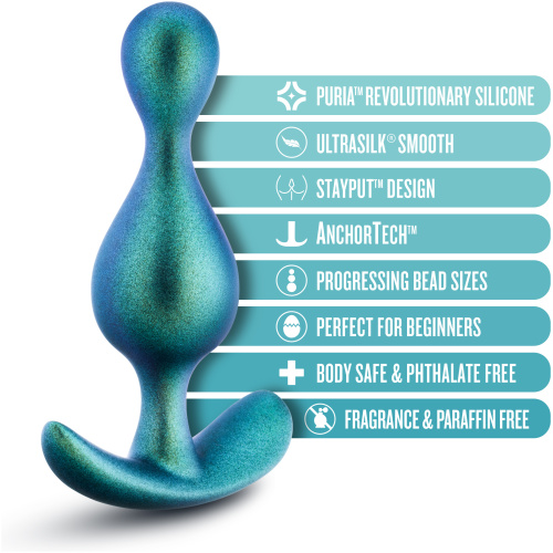 Anal Adventures Matrix - Photon Plug - Neptune  Teal