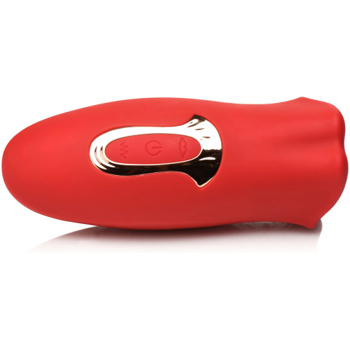 Lickgasm Kiss and Tell Mini Kissing and Vibrating  Clitoral Stimulator - Red
