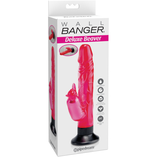 Waterproof Beaver Wall Bangers Deluxe - Pink