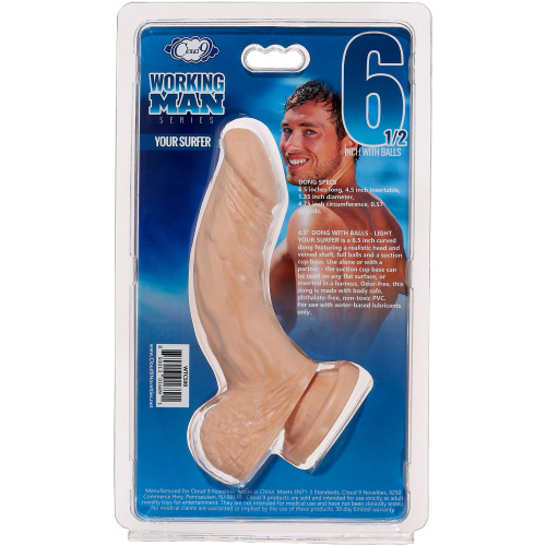 Cloud 9 Working Man 6.5 Inch With Balls - Your Surfer - Light