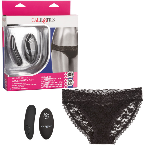 Remote Control Lace Panty Set - S/m