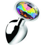 Rainbow Prism Gem Anal Plug - Small
