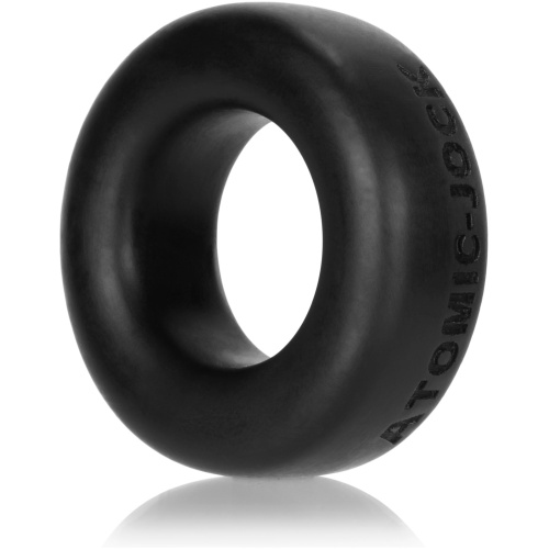 Cock T Comfort Cockring by Atomic Jock Silicone Smoosh - Black