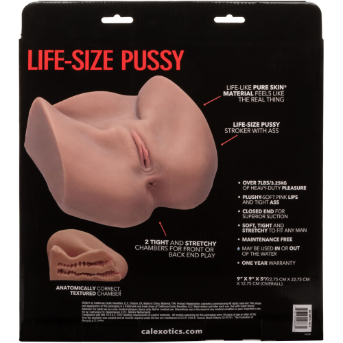 Stroke It Life-Size Pussy - Brown