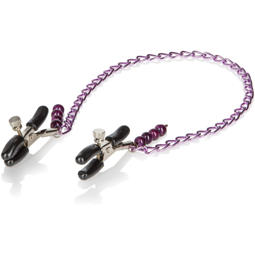 Purple Chain Nipple Clamps