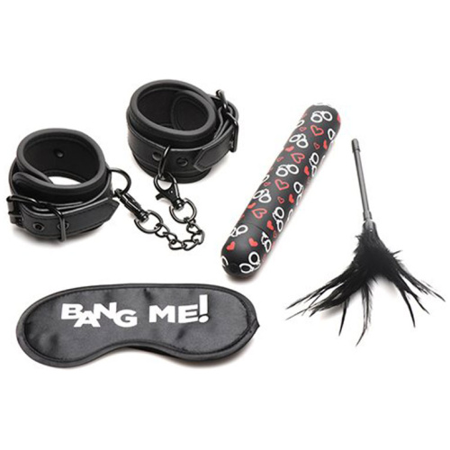 Tickler and Blindfold - Black
