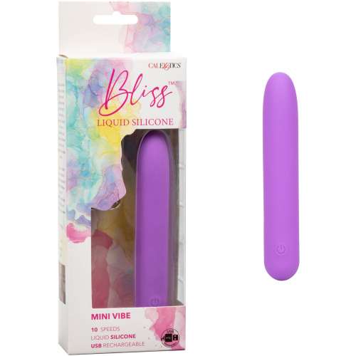 Bliss Liquid Silicone Mini G Vibe - Purple