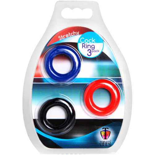Stretchy Cock Ring 3 Pack