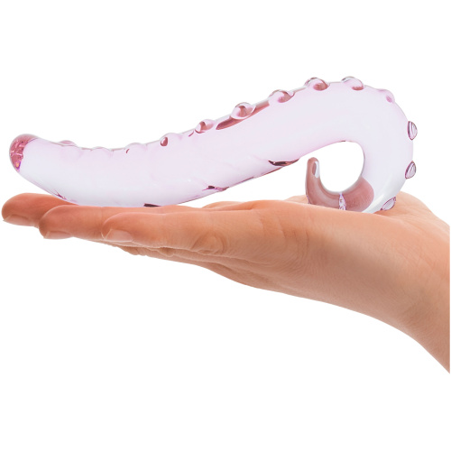 6 Inch Lick-It Glass Dildo