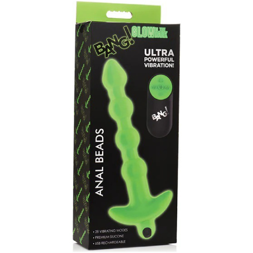 Glow in the Dark Anal Beads - Green