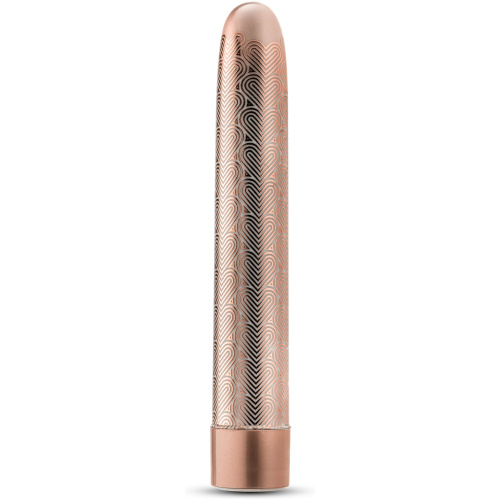 The Collection - Lattice - 7 Inch Rechargeable Vibe - Rose Gold