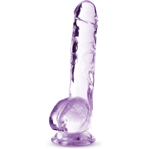 Naturally Yours - 8 Inch Crystalline Dildo - Amethyst
