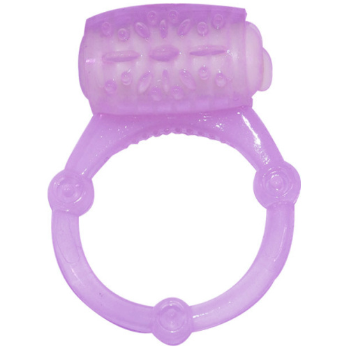 Humm Dinger Vibrating Penis Ring Clitoral Stiimulator - Purple