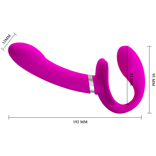 Pretty Love Valerie Strapless Strap on - Fuchsia