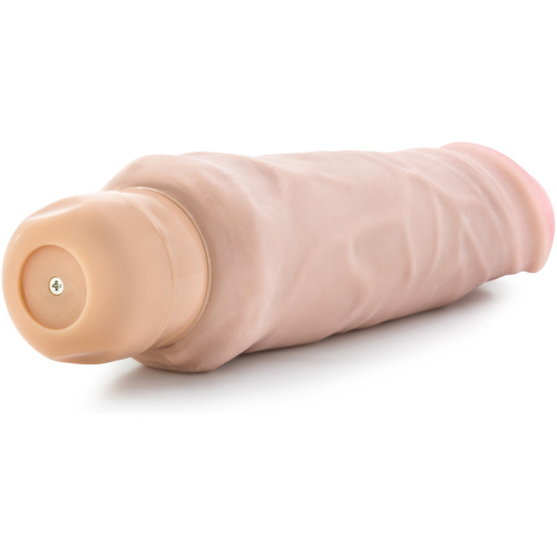X5 Plus - Hard on Vibrating 9 Inch Dildo - Natural