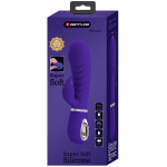Prescott Super Soft Rabbit Silicone Vibrator -  Purple