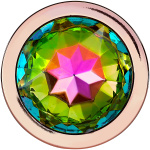 Cloud 9 Novelties Gems Rosy Gold Anal Plug -  Medium