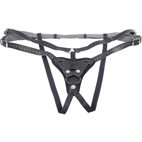 Aurora High Waisted Strap on - Black