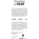 Playboy Pleasure - Bumping Bunny - Rabbit  Vibrator - Opal