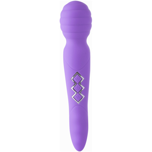 Zoe Twisty Dual Vibrating Pleasure Wand - Purple