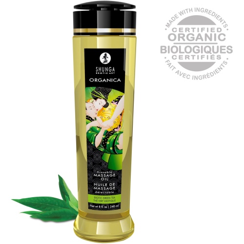Organica Massage Oils - Green Tea - 8 Fl. Oz.