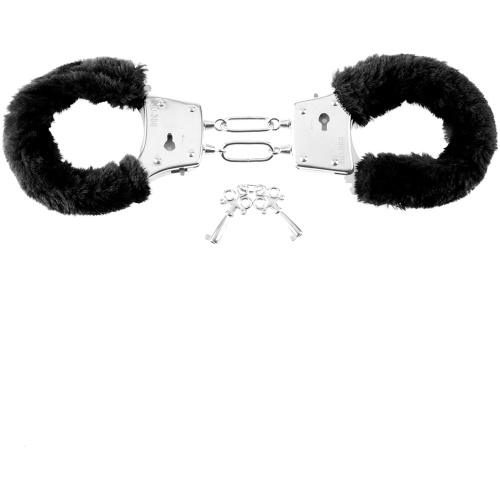 Fetish Fantasy Series Beginner's Furry Cuffs - Black