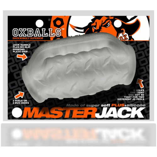 Masterjack Double Penetration Jo - Clear Ice