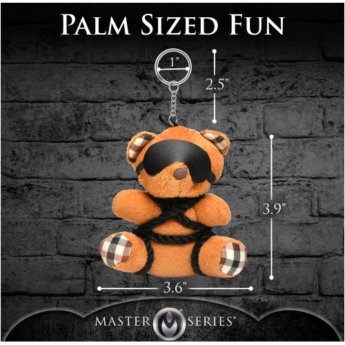 Rope Teddy Bear Keychain