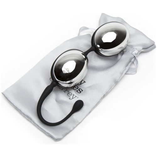 Fifty Shades of Grey Inner Goddess Silver Jiggle Balls 2.3oz
