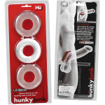 Huj3 C-Ring 3-Pack - White / Clear Ice