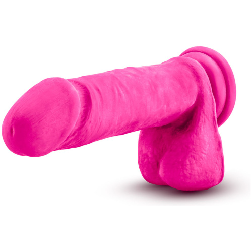 Au Natural - Bold - Hero - 8 Inch Dildo - Pink