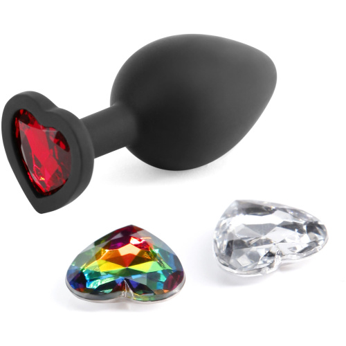 Glams Xchange Heart - Medium - Black