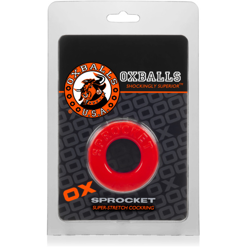 Sprocket Cockring Atomic Jock - Red