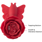 Layla - Butterfly Clit and G-Spot Vibrator - Red