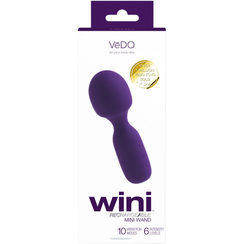 Wini Rechargeable Mini Wand - Purple