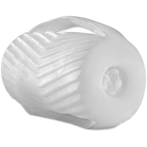 Perfect Fit Male Masturbator With Grips - Clear