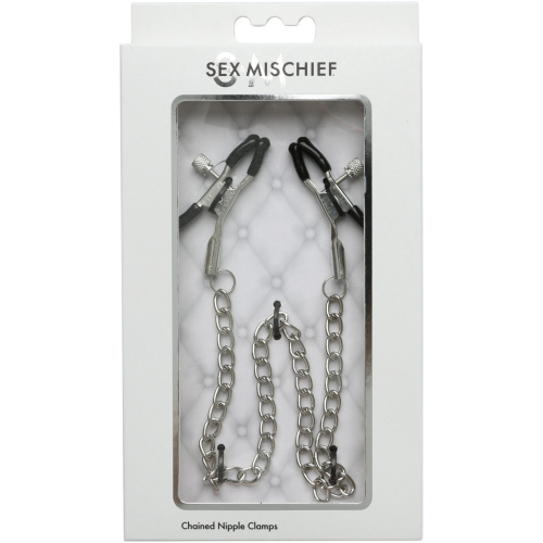 Sex and Mischief Chained Nipple Clamps