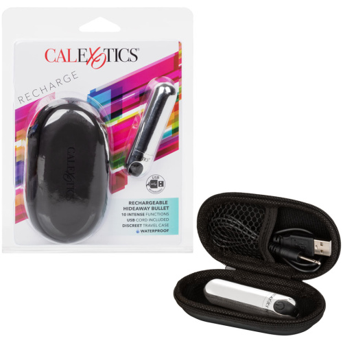 Rechargeable Hideaway Bullet - Silver