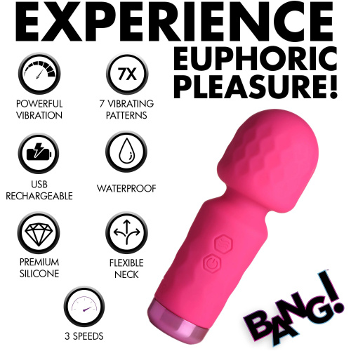 10x Mini Silicone Wand - Pink
