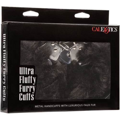 Ultra Fluffy Furry Cuffs - Black
