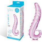 6 Inch Lick-It Glass Dildo