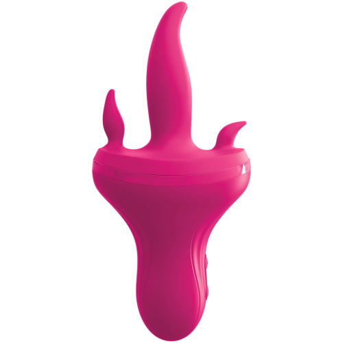 Threesome Holey Trinity Triple Tongue Vibrator - Pink
