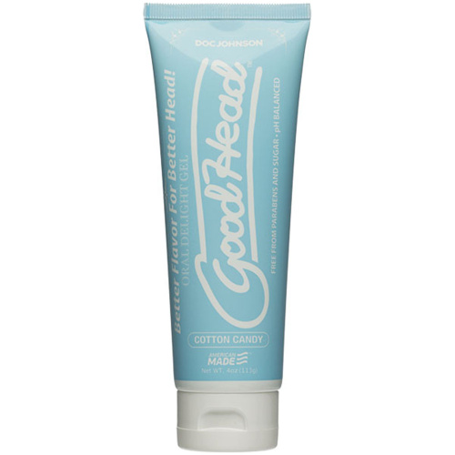 Goodhead - Oral Delight Gel - 4 Oz Tube - Cotton Candy