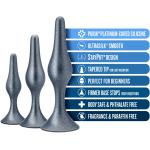 Anal Adventures Matrix - Genesis Plug Kit -  Stellar Silver